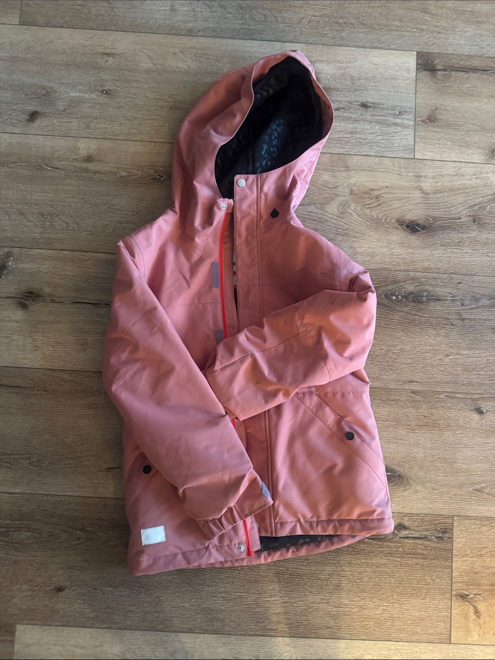Volcom Hooded Snow Jacket Girls Size 12